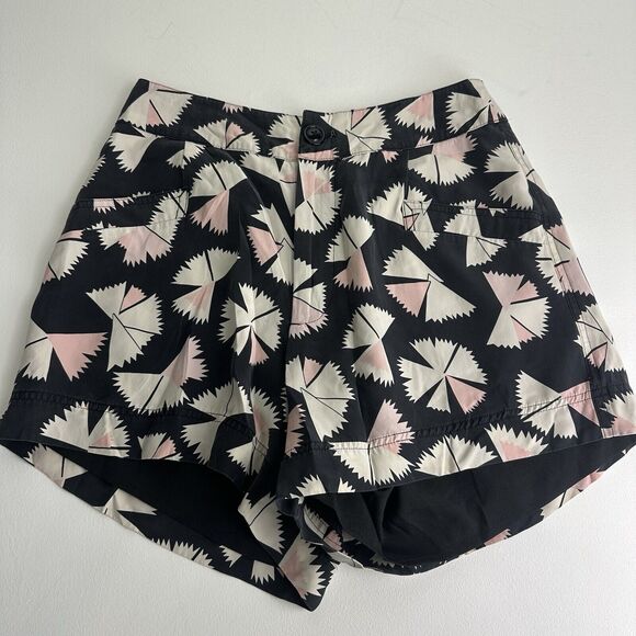 Marc by Marc Jacobs Geometric Silk Shorts Size S - Picture 1 of 5